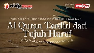 Silsilah Al-Ahadits Ash-Shahihah Hadits no.1522-1527 l Ustadz Abu Yahya Badrusalam, Lc.