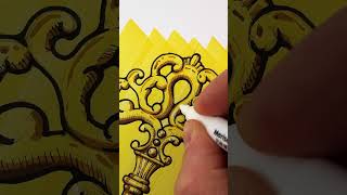 Golden key sketch