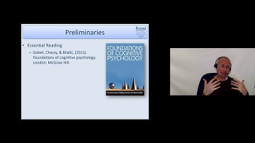 Cognitive Psychology Lecture 01 - Part 1 (Introduction & Preliminaries)