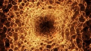 Flying Through A Fire Tunnel Stock Motion Graphics