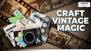 DIY Camera Keepsake Box: Vintage Paper Craft Projects