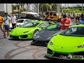 Lamborghini Ferrari Pagani L'Ultimo BEST SUPERCAR GATHERING Exotics & Espresso at Lamborghini Miami