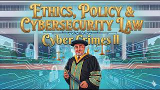ETHICS, POLICY & CYBERSECURITY LAW - Cyber Crimes II الجرائم الإلكترونية ٢