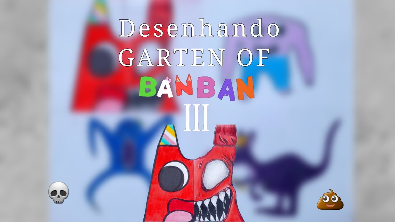 Desenhando os personagens da Creche do Banban, Vídeo completo no YT ♡