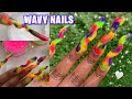 APRIL FOOLS DAY | Crazy Colorful Wavy Nails | Not Polish Acrylics | Beginner Acrylic Application