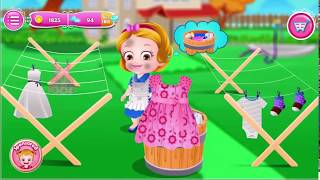 Baby Hazel Cinderella Story💖Baby Hazel Games For Kids |  Baby Hazel Laundry Time screenshot 5
