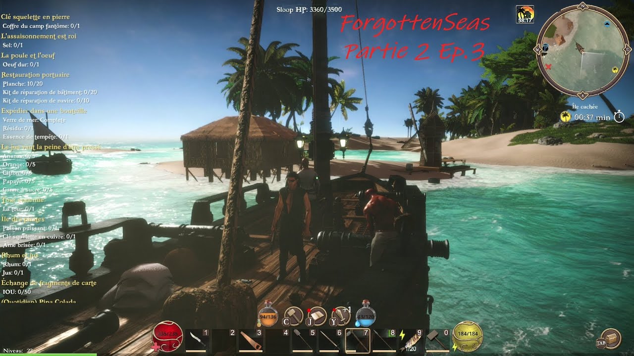 Forgotten Seas V1.0 Ep3. Nouveau contenu intéressant . Exploration. Quêtes. Construction.
