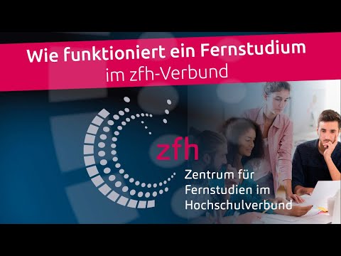 Wie funktioniert ein Fernstudium im zfh-Verbund