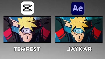MY CAPCUT VS AFTER EFFECTS | @J A Y K A R REMAKE | Naruto Badass Edit