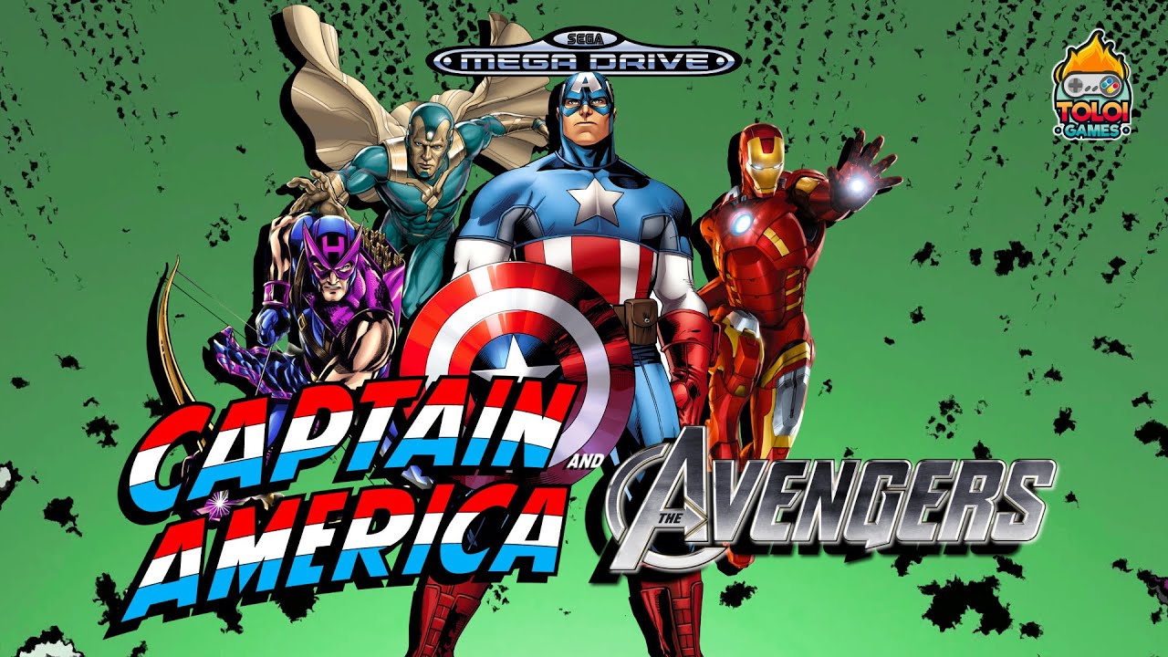 capitán américa and the avengers mega drive pal - Compra venta en