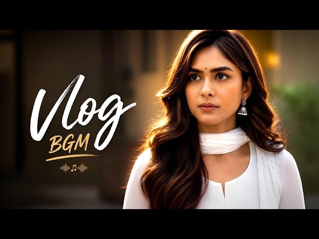 Vlog BGM Ft. Mrunal Thakur ❤️ Emotional Love Theme | Romantic Background Music | BugguVoice