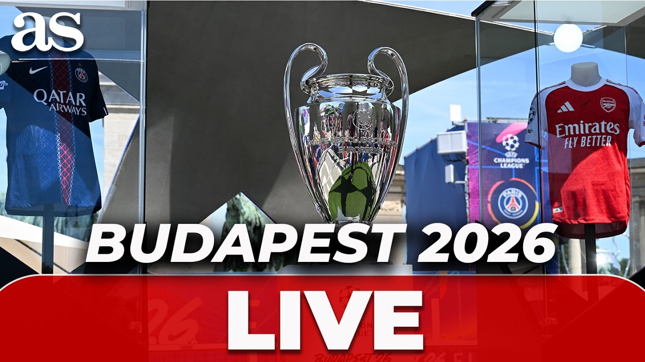 LIVE | ARSENAL & PSG FANS take over BUDAPEST ahead of the CHAMPIONS LEAGUE FINAL