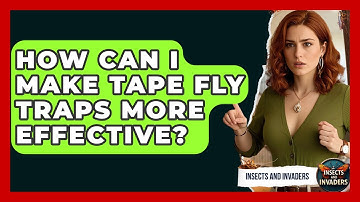 How Can I Make Tape Fly Traps More Effective? - Insects and Invaders