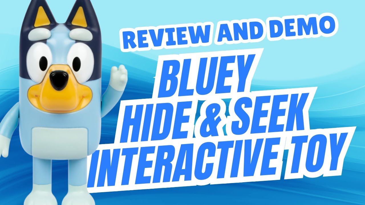 Bluey Hide and Seek Review and Demonstration