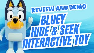Bluey Hide and Seek Review and Demonstration