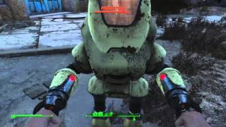Fallout 4 - Fist fight with Protectron