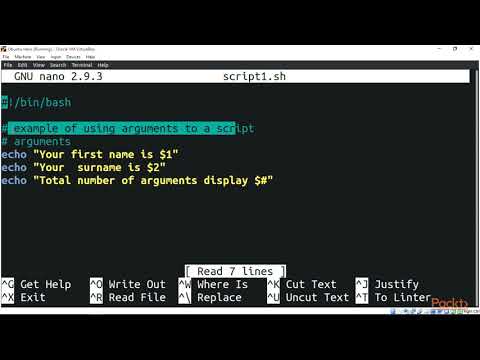Linux Shell Scripting: Automating Command Line Tasks:  Variables Passing  | packtpub.com