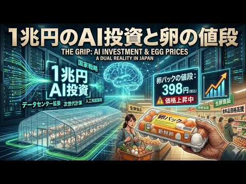 1兆円のAI投資と卵の値段