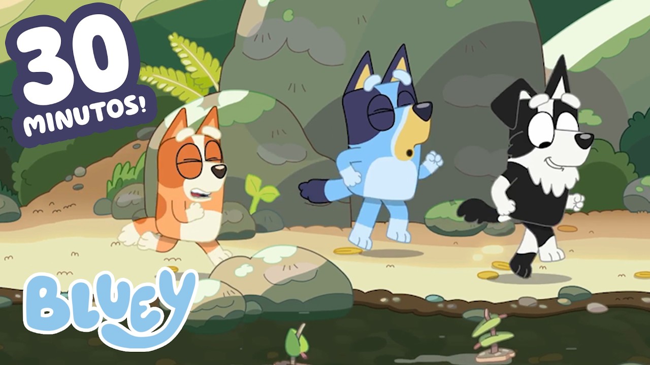 Hora de descobrir e aventurar-se com a Bluey 💙 | Bluey Português Brasil Canal Oficial
