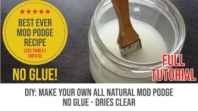 HOW TO MAKE MOD PODGE GLUE AT HOME / D.I.Y: How to make mod podge 