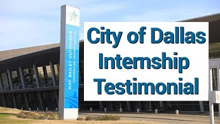 City of Dallas Internship Testimonial (Convention & Event Services Tourism & Hospitality)