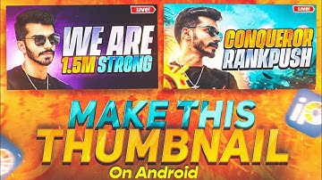 Thumbnail Like Snax Gaming / How to make snax gaming thumbnail on Android @SnaxGaming
