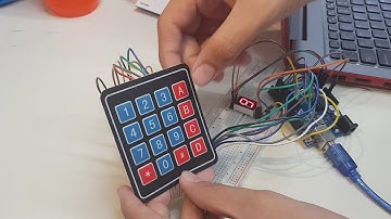 Teclado Matricial 4x4 y Display de 7 Segmentos :v