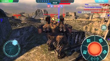 Walking War Robots [WWR] TEST SERVER Rhino Part 2 | ADRIANNNNNN