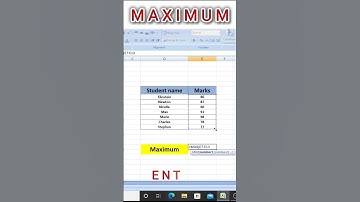 How to Find the Maximum Value in Excel (in 15 Seconds!) ​#Excel​#Exceltips​#Exceltricks​#Exceltutori