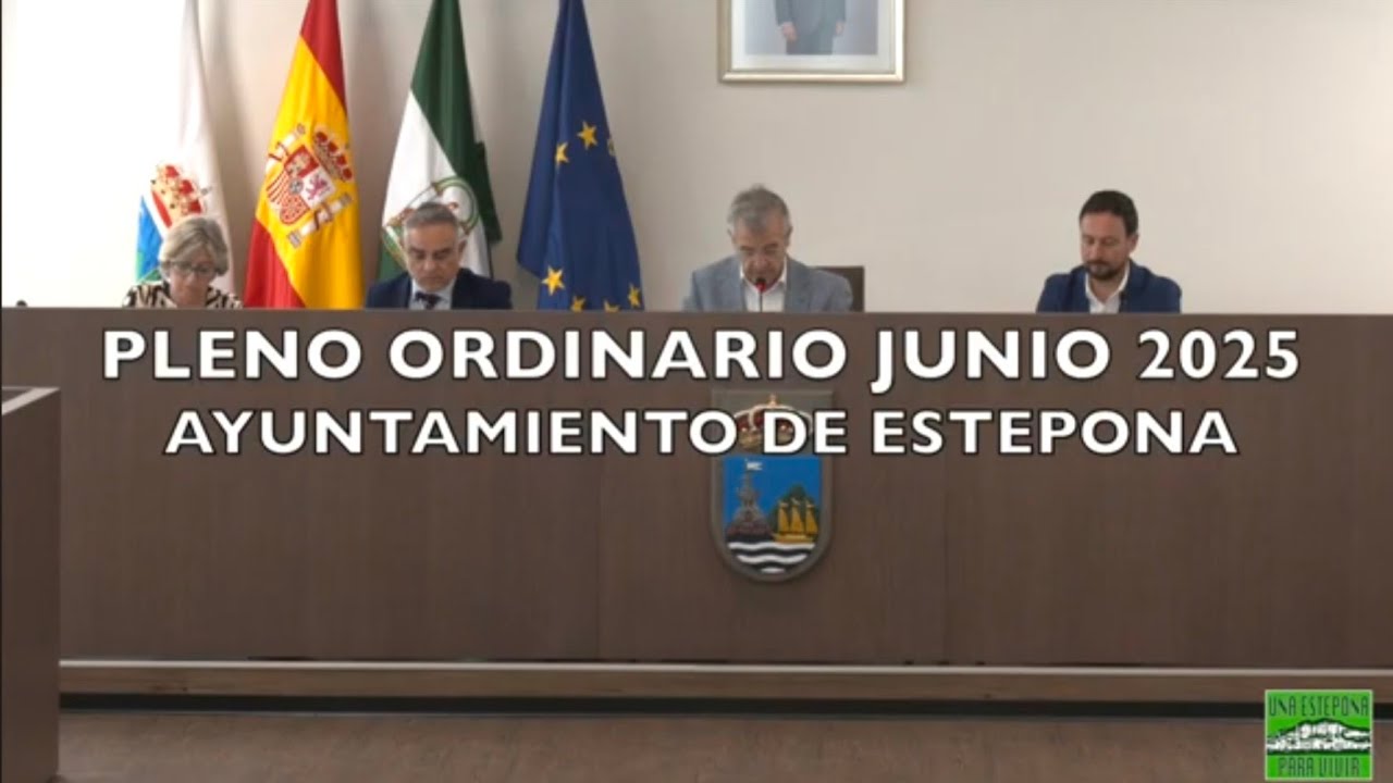 PLENO MUNICIPAL JUNIO 2025. AYTO DE ESTEPONA