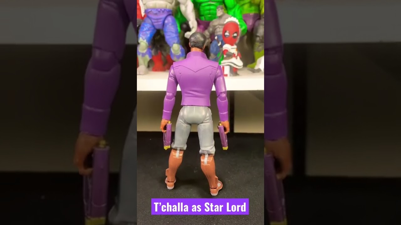 What if…? T’Challa became Star Lord | Marvel Legends Disney Plus Wave 