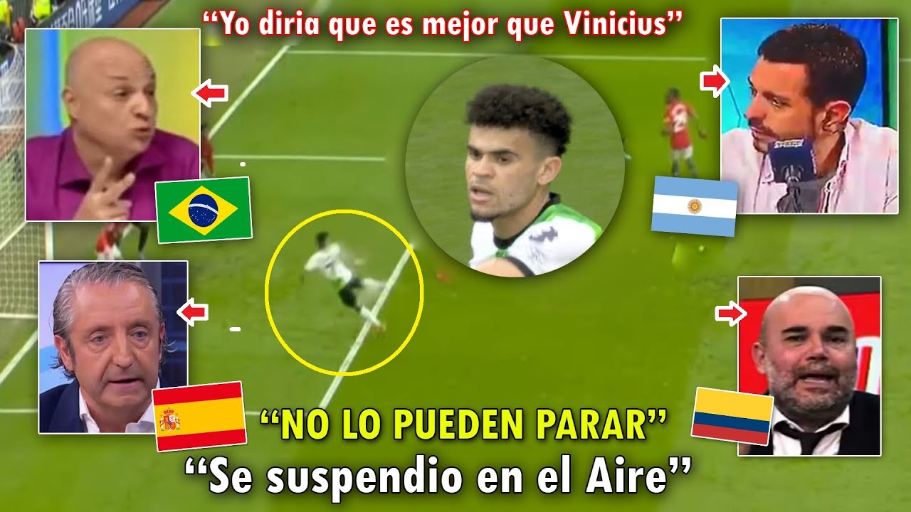 "ES EL MEJOR EXTREMO DEL MUNDO" ASI NARRO EL MUNDO el GOLAZO de LUIS DIAZ HOY | LIVERPOOL vs UNITED