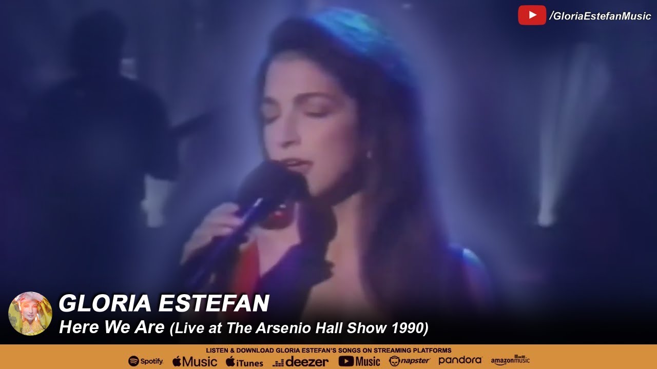 Gloria Estefan • Here We Are (Live at The Arsenio Hall Show 1990