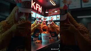 When Chickens Get Their Revenge 🍗👀 | Shocking Role Reversal! #shorts #trending