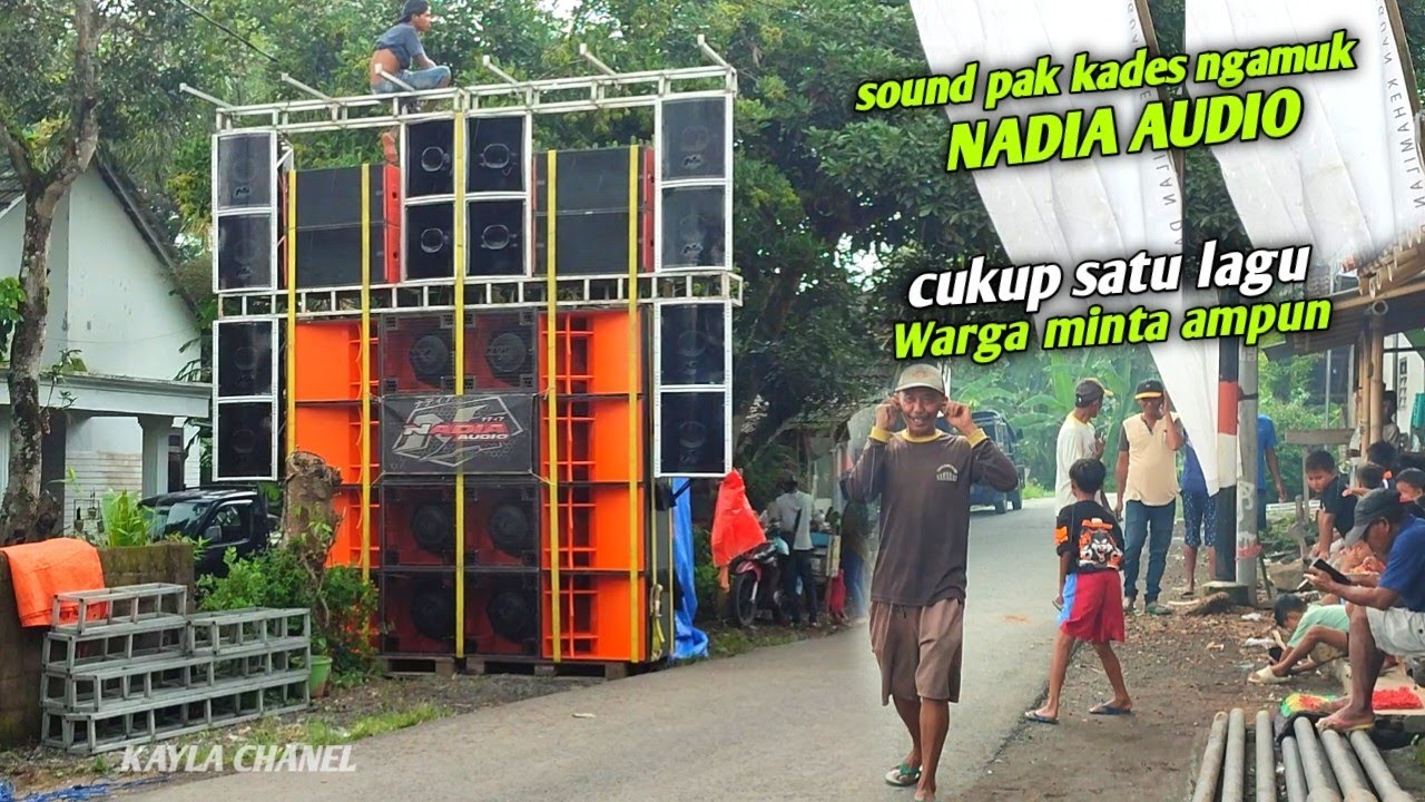 AMPUH🔥Sound Pak Kades NADIA AUDIO Cukup Puter Satu Lagu Sudah Bikin Warga Minta Ampun 