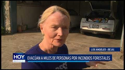 Los Ángeles: Evacúan a miles de personas por incendios forestales