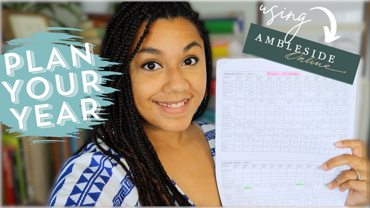 Plan Your YEAR Ambleside Online Charlotte Mason Homeschool Planning