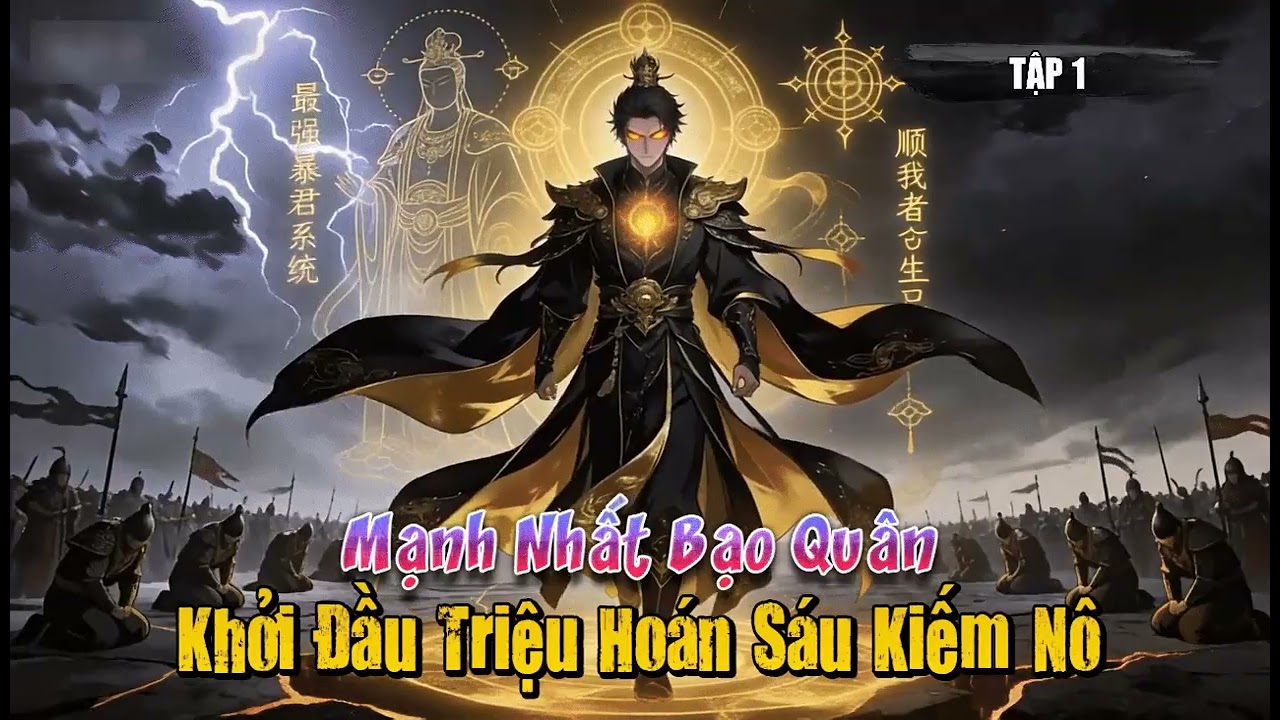 [Truyện Audio] Mạnh Nhất Bạo Quân, Khởi Đầu Triệu Hoán Sáu Kiếm Nô Tập 1 - youtube