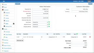 Datamoto CRM | Creating Purchase Orders from a Sales Order