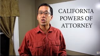 Basics of California Powers of Attorney  The Law Offices of Andy I. Chen