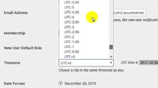 How to change time zone in wordpress