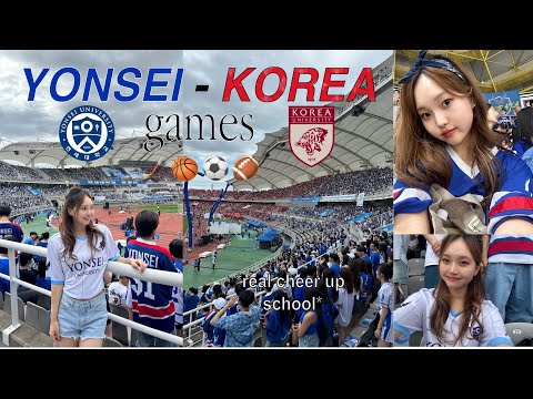 uni vlog | yonsei vs korea university games | *watch this for study motivation*