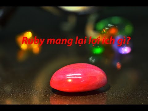 Video: Ai nên đeo ruby?