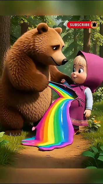 Download lagu Masha was attacked by a bear 😱 #masha #creepy #cartoon #funny