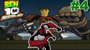 Ben 10: Protector Of Earth PS2 Gameplay #4 [Ben vs Enoch Battle Bot]