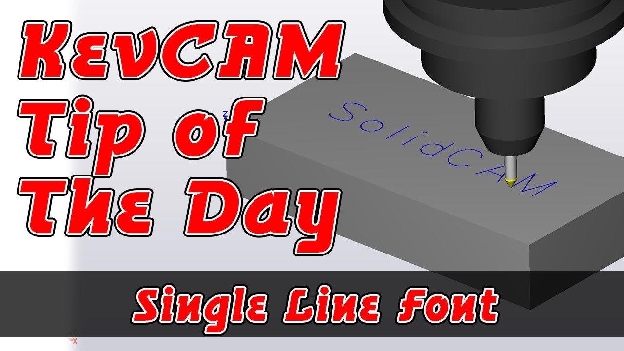 Tip of the Day - Single Line Font