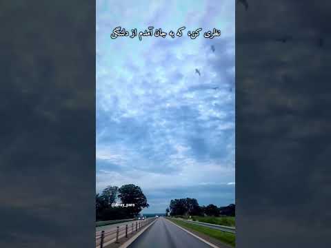 نظری کن که به جان آمدم از تنهایی شعر عراقی شجریان آواز هنر هنرمند خواننده سنتی دلتنگی