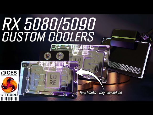 CES 2025: Alphacool RTX 5080/5090 GPU Coolers (approved by Nvidia