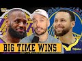 LeBron James game-winner lifts Lakers in OT, Steph Curry &amp; Warriors win vs. Thunder | Hoops Tonight