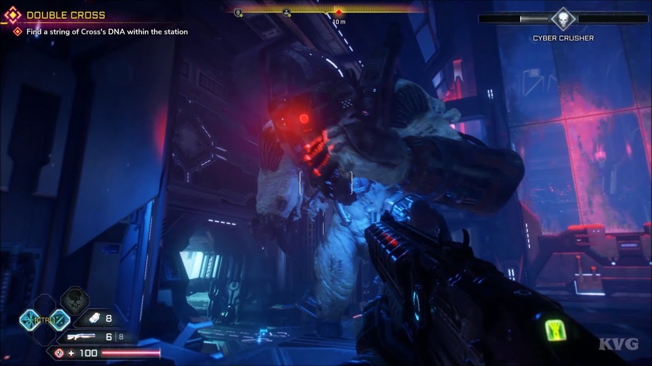 RAGE 2 - Cyber Crusher (Double Cross) - Boss Fight | Gameplay (PC HD) [1080p60FPS]